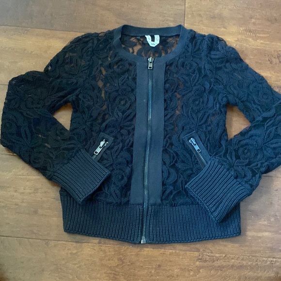 Free People Lace Bomber Jacket - Picture 3 of 16
